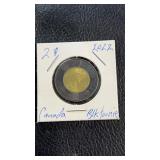 2022 Canadian $2 black-ring toonie featuring a