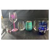 Novelty drinkware collection featuring assorted