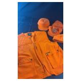Mossy Oak Hunting Vest & Blaze Orange Accessories