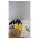 Slippers, Sandals, Sun Hat & Bath Pillow