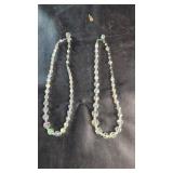 Aurora Borealis Beaded Necklace & Bracelet