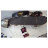 Skateboard, Helmet & Sports Gear BundleIncludes