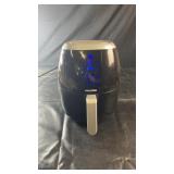 Kalorik digital air fryer in black and silver