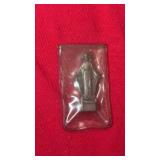 Vintage Italian Virgin Mary Pocket Statue  Small