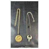 Taurus Zodiac Pendant NecklaceFeatures a round