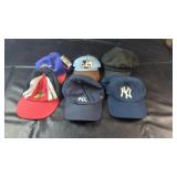 Baseball Caps Group of six baseball caps