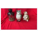 Decorative garden dï¿½cor set including a resin