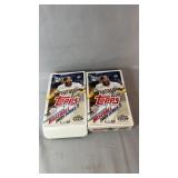 Two 2021 Topps Baseball Series 2 hobby boxes.