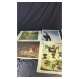 Wildlife & Nature Art PrintsIncludes four