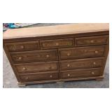 Solid Wood 9 Drawer DresserSolid wood dresser