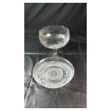 Decorative Glass Bowl & Serving Plate Decorative