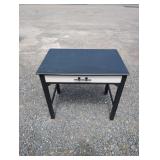 Black Writing Desk with DrawerBlack writing