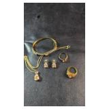 Jewelry SetMatching gold-tone costume jewelry