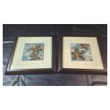 Framed Floral Wall ArtMatching set of two