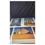 Architectural Landmark Art PrintsIncludes three