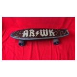 AR-WK cruiser skateboard with black deck