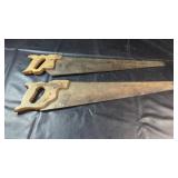 Vintage Hand Saw PairPair of vintage hand saws