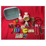 A mixed grouping of childrenï¿½s toys, novelty