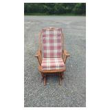 Wooden Rocking Chair with CushionsWooden