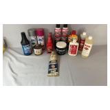 Collection of automotive care, paint, and repair