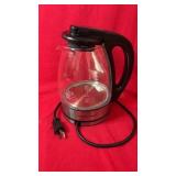 Hamilton Beach 1.0L glass electric kettle with