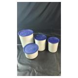 Tupperware Canister Set with LidsIncludes four