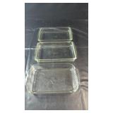 Pyrex Glass Baking DishesTwo Pyrex glass baking