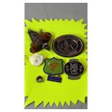 Collection of hunting and shooting collectibles