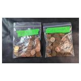 Canadian & U.S. Lincoln Penny CollectionBagged