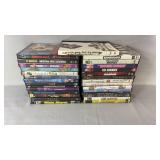 Collection of 29 DVDs featuring a wide variety of