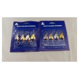 Two packages of Angler Tackle trout and salmon