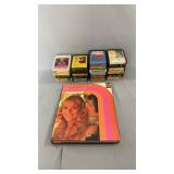 Collection of 8-track tapes featuring Elvis