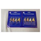 Two packages of Angler Tackle trout and salmon