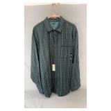 Van Heusen Studio long sleeve plaid button-up