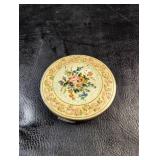 Stratton Floral Compact Mirror  Made in