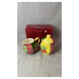 Hand-painted Country Inn Collection ceramic sugar