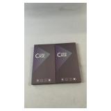Two Luxeon protective phone cases. Packaging