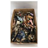 Box filled with assorted wristwatches, watch