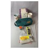Mixed household items including two novelty Dad