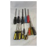 Collection of assorted flathead and Phillips