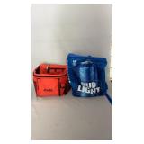 Coca-Cola and Bud Light branded backpack