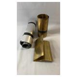 Group of rolled and formed sheet metal pieces,