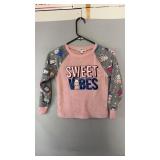 Bella Birdie plush long sleeve top, size small