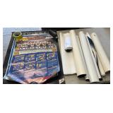 Collection of rolled sports and promotional