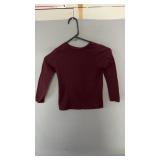 Old Navy burgundy long sleeve top, size (6T/6A).