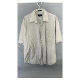Arrow Trump short sleeve dress shirt in white
