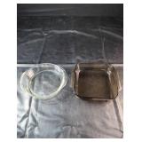 Pyrex Baking DishesTwo Pyrex glass baking