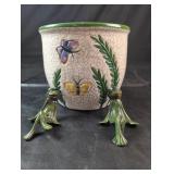 Decorative Frog Figurines & Flower