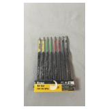Titan eight-piece 5-inch driver bit set with #0,