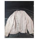 Knit Cardigan Sweater  Small